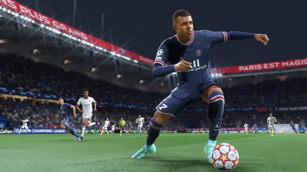 FIFA 23 Mbappé corriendo