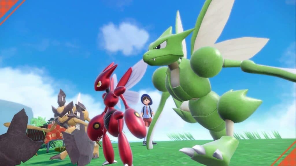 Línea evolutiva de Scyther en Pokémon Scarlet y Violet