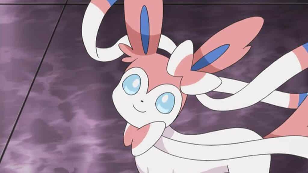 Sylveon es una evolución de Eevee en Pokémon