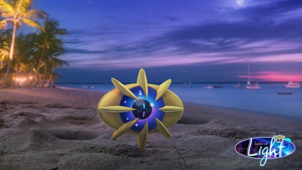 Cosmoem en una imagen promocional de Pokémon Go