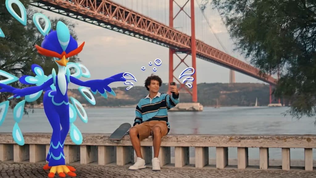 Imagen promocional de Pokémon Go Quauqaval de un vídeo de aventuras paldeanas.