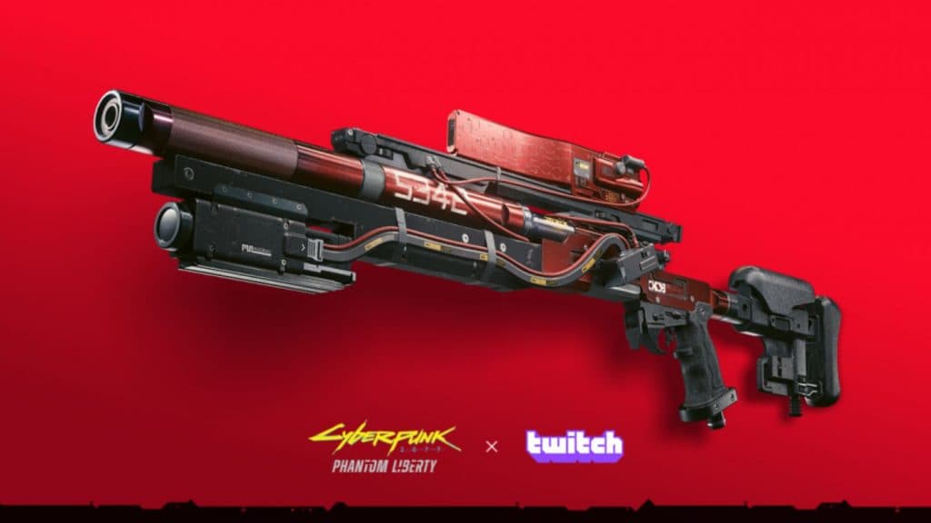 Rifle Yasha en Cyberpunk 2077 Phantom Liberty