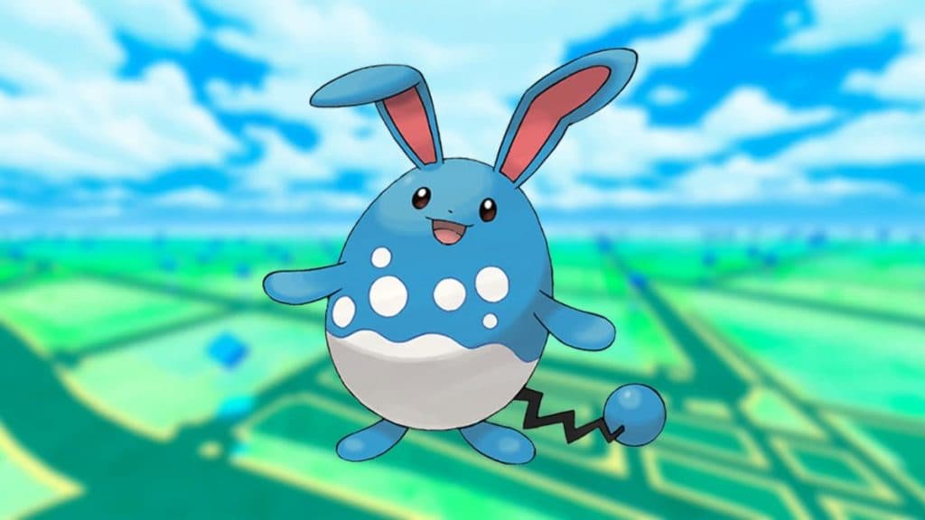 pokemon go hatch day especies azurill evolución imagen de azumarill con fundamento del juego