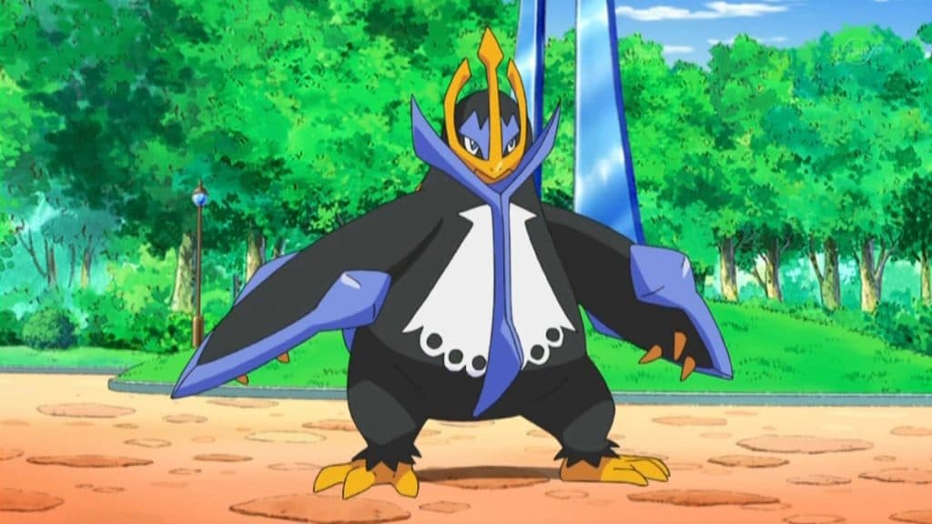 Empoleon en el anime Pokémon