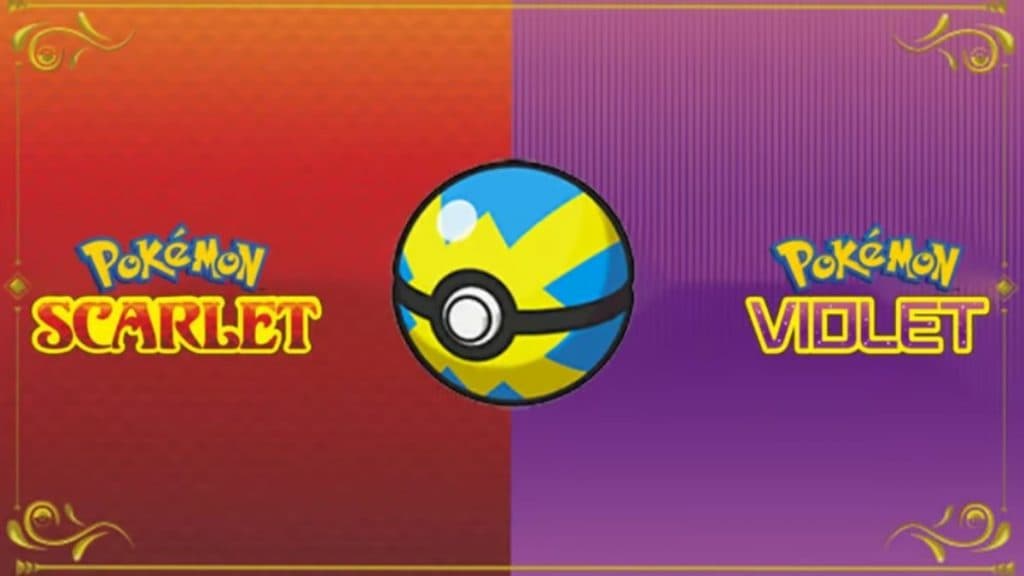 pokemon escarlata y violeta dlc imagen de bola rápida