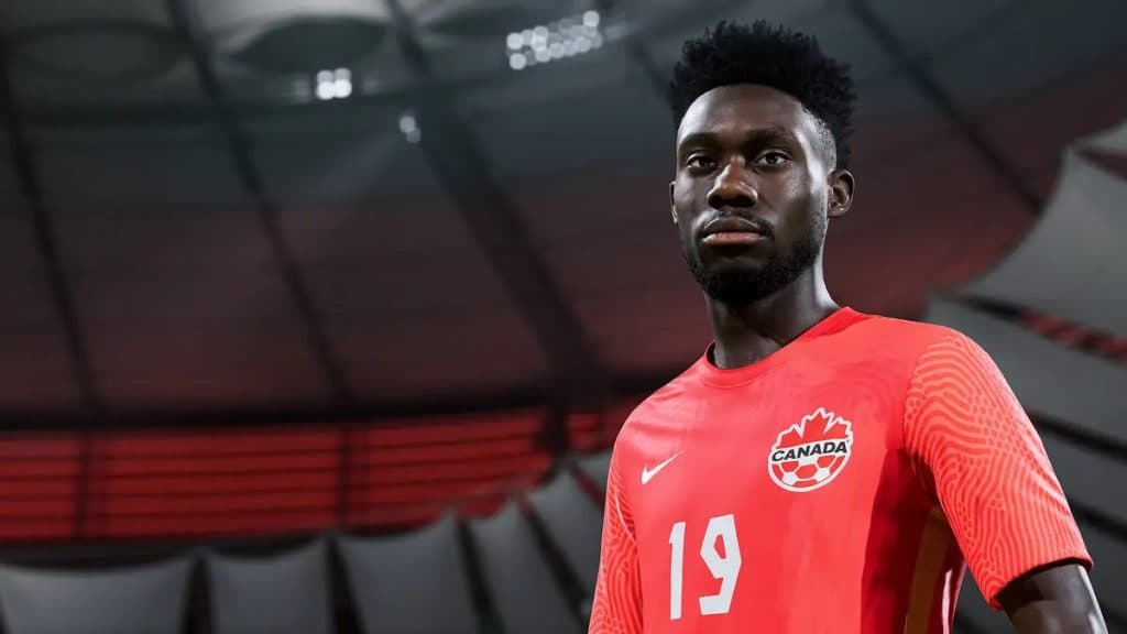 Alphonso Davies en EA FC 24