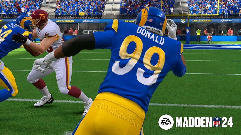 Los Ángeles Rams Aaron Donald en Madden 24