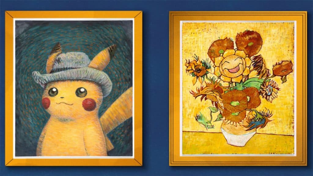 Museo Sunflora y Pikachu Van Gogh