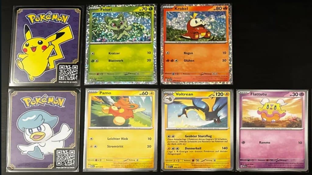 Cartas holográficas Pokémon TCG Colección McDonald's 2023