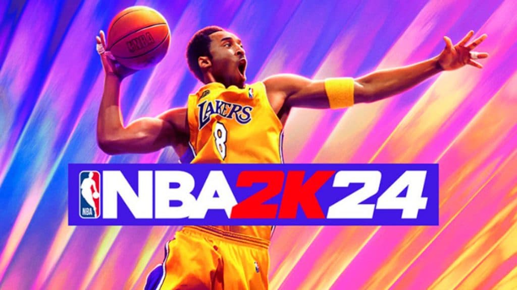 Kobe Bryant como estrella de portada de NBA 2K24