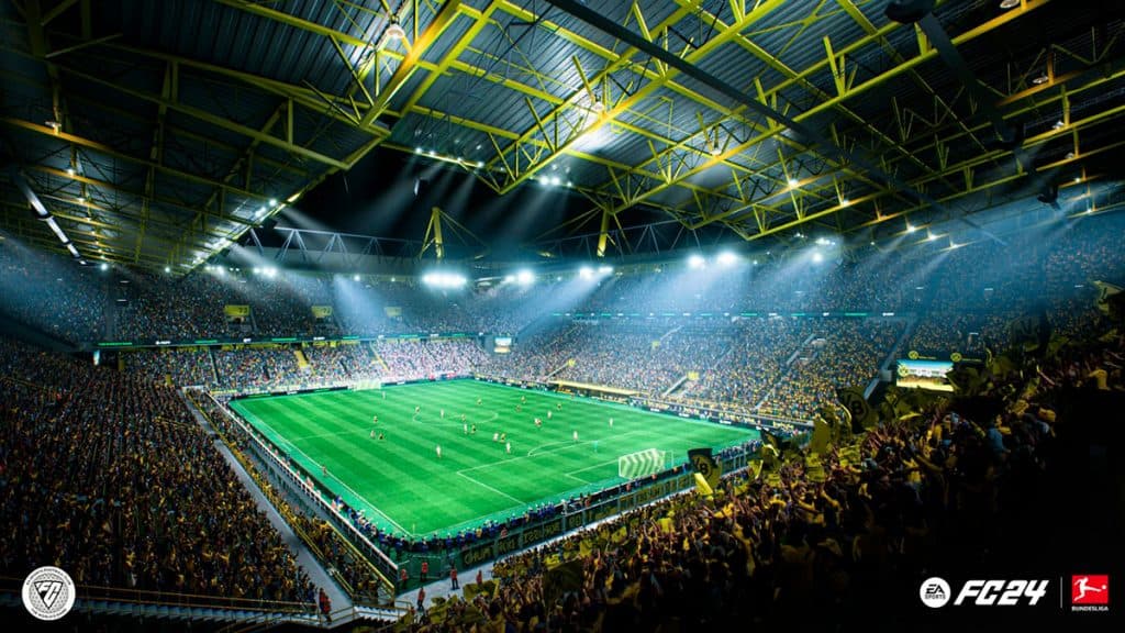 Signal Iduna Park del Borussia Dortmund en EA FC 24