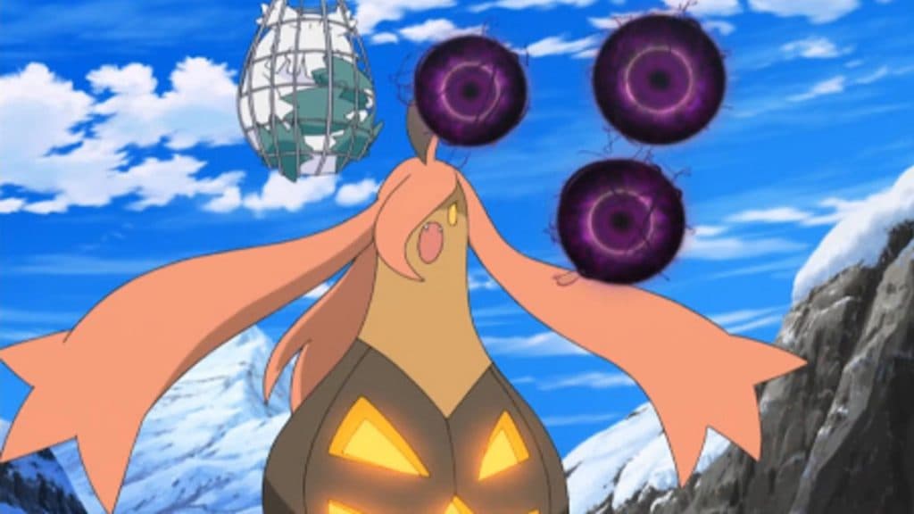 Gourgeist en el anime Pokémon