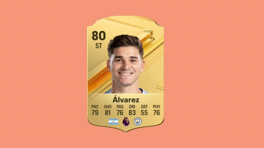 Julián Álvarez en EA FC 24