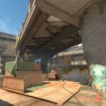 The B bomb site in Overpass for CS2