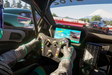 cockpit view of Forza Motorsport