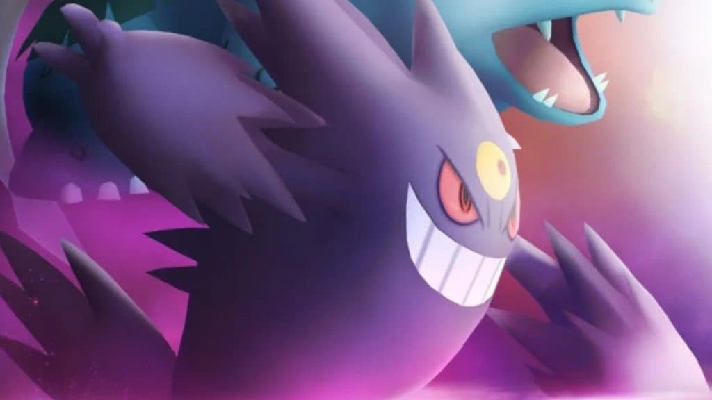 pokemon go mega gengar hace una pose