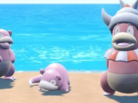 pokemon go slowpoke, slowbro, and slowking on the beach