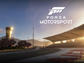 A racing track in Forza Motorsport