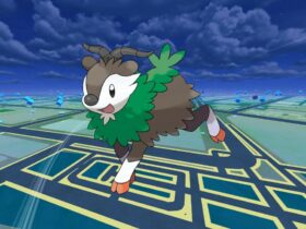 pokemon go skiddo image with game background