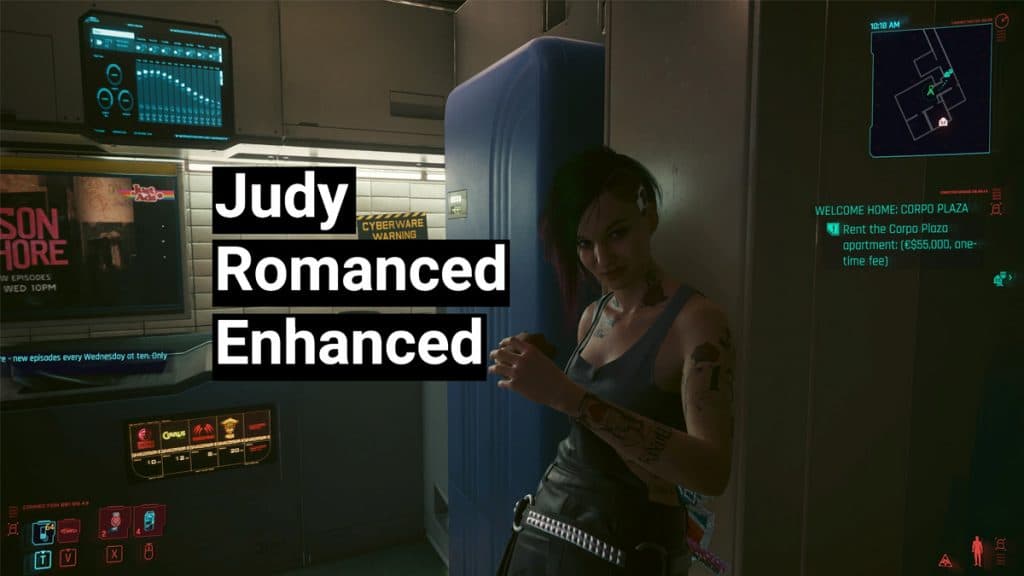 Judy en Cyberpunk 2077.