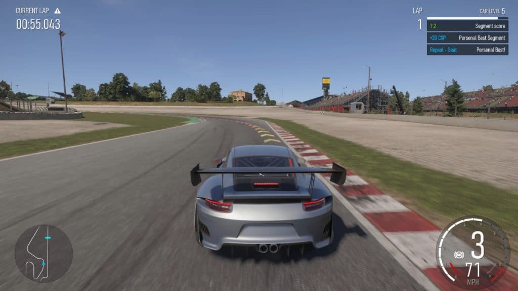 Línea de conducción en Forza Motorsport