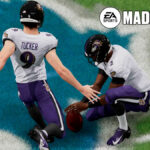 Baltimore Ravens Kicker Justin Tucker in Madden 24.