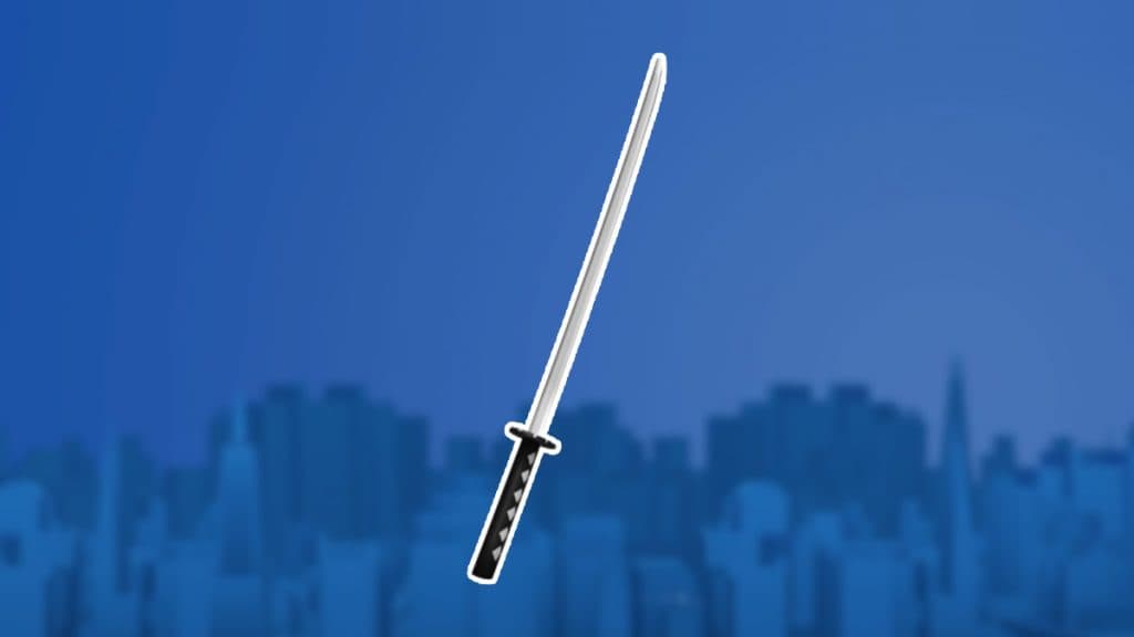 Katana en Roblox.