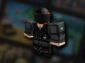 A Roblox character with gear.