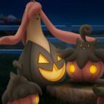 pokemon go harvest festival 2023 collection challenges promo image with pumpkaboo and gourgeist