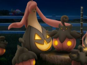 pokemon go harvest festival 2023 collection challenges promo image with pumpkaboo and gourgeist