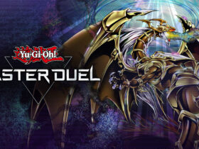 Yu-Gi-Oh Master Duel key art featuring a dragon.