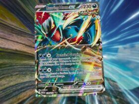 pokemon tcg october merch paradox species roaring moon card promo image