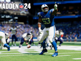 Indianapolis Colts Linebacker Shaquille Leonard in Madden 24.