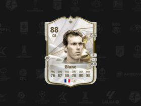 Icon Laurent Blanc card in EA FC 24