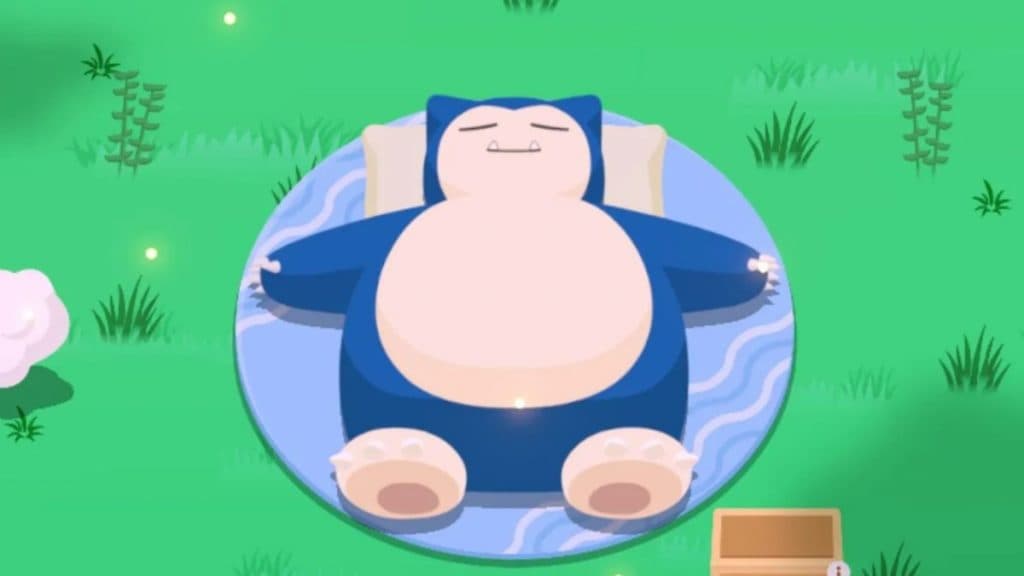 Imagen promocional de Pokémon Sleep Snorlax.