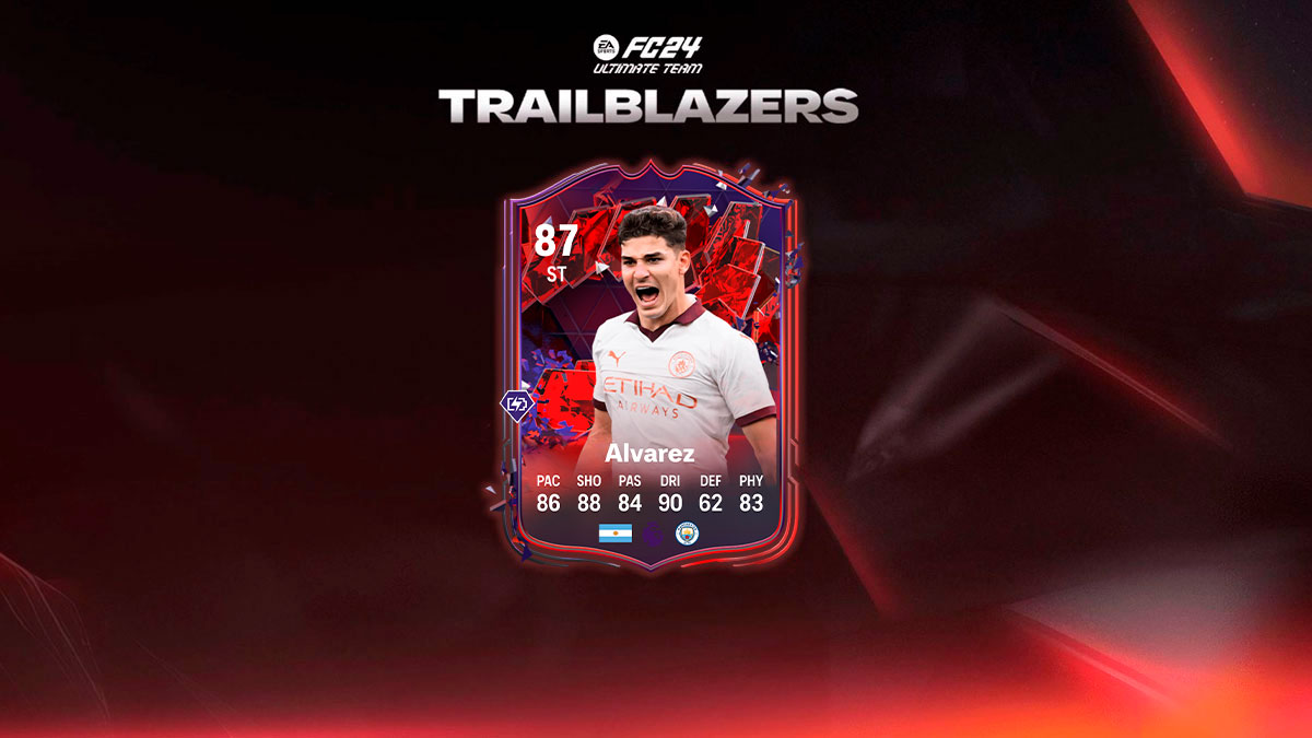 EA FC 24 Trailblazers Julian Alvarez card