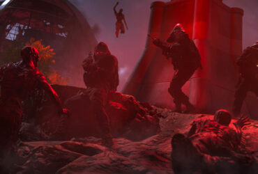 Players battling zombies Warzone