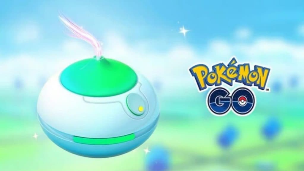Imagen promocional de incienso de artículo de Pokémon Go.
