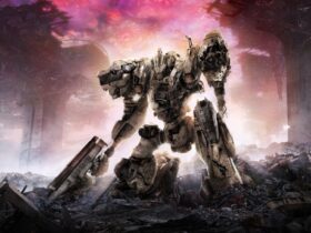 A Mech in Armored Core 6.