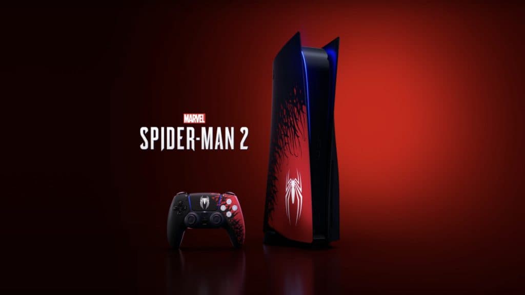 Imagen de la nueva consola de spiderman de edición limitada