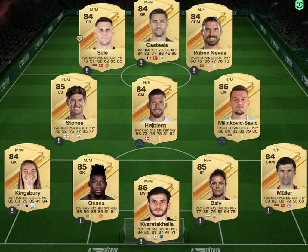 Solución EA FC 24 Icon SBC