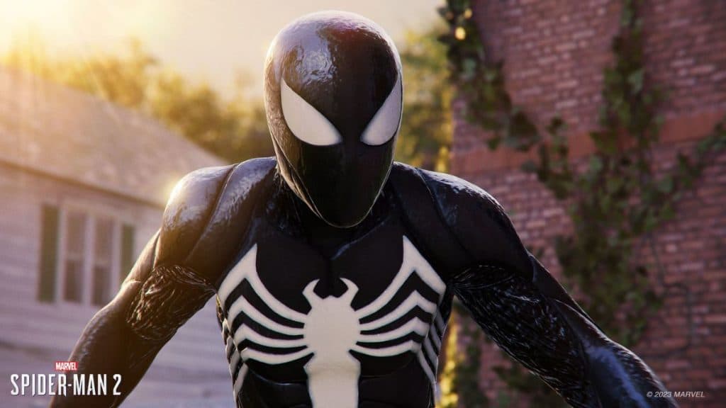 Spider-Man con traje negro