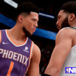 Devin Booker and Jayson Tatum NBA 2K24