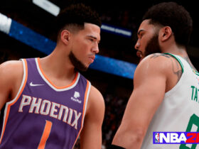 Devin Booker and Jayson Tatum NBA 2K24