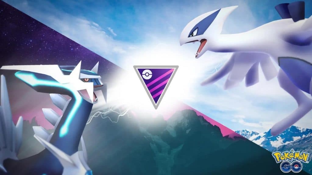 pokemon go pvp go batalla liga partido entre dialga y lugia en la liga maestra