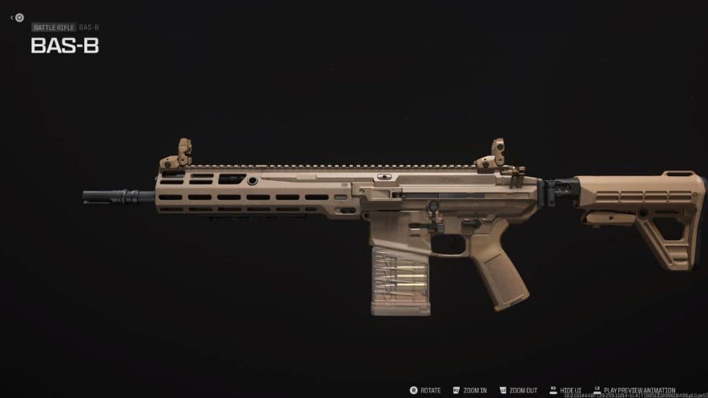 Rifle de batalla BAS-B en MW3