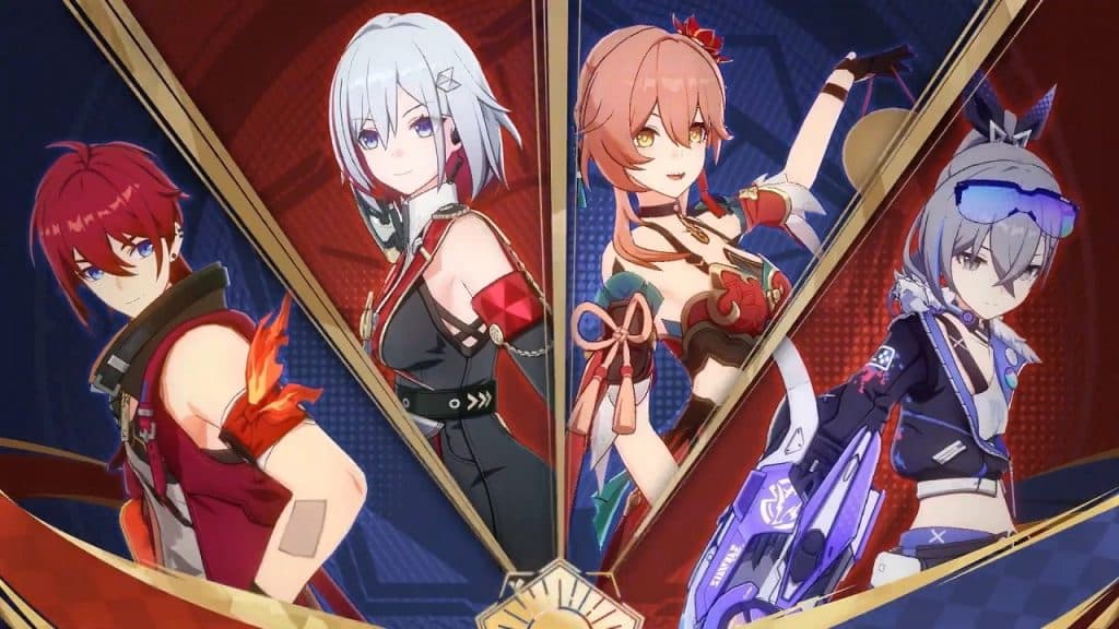 Personajes de Aetherium Wars en Honkai Star Rail