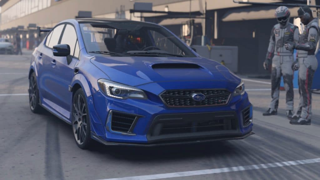 Un Subaru en Forza Motorsport