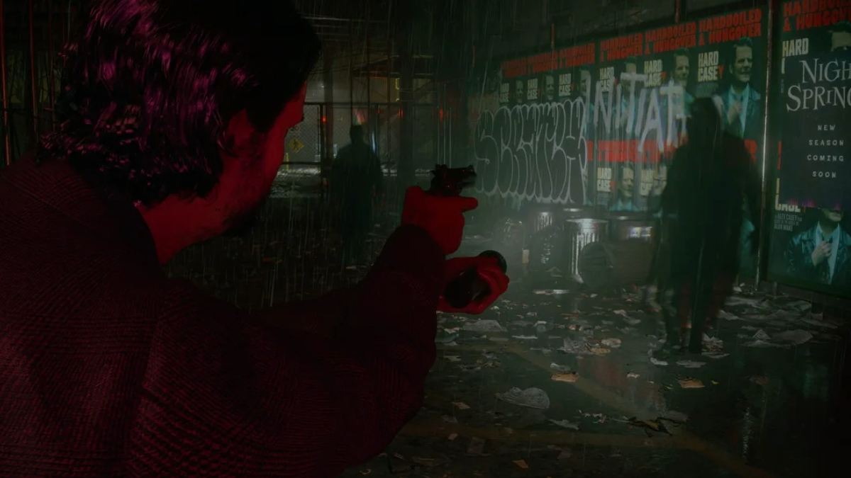 Combat in Alan Wake 2