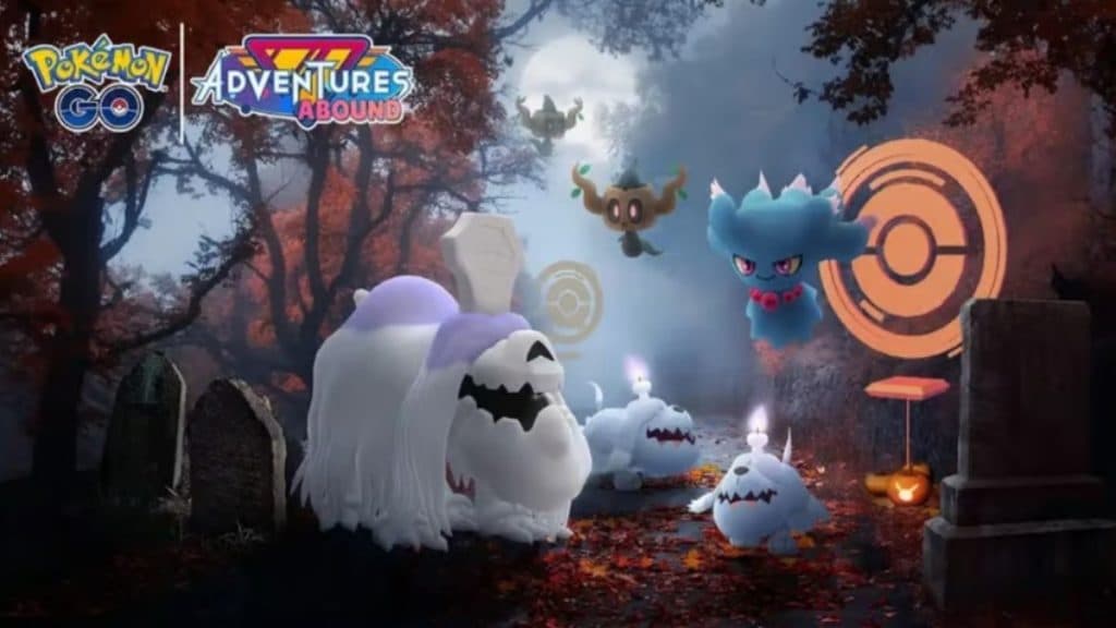 pokemon go halloween 2023 especies de investigación cronometrada imagen promocional de greavard